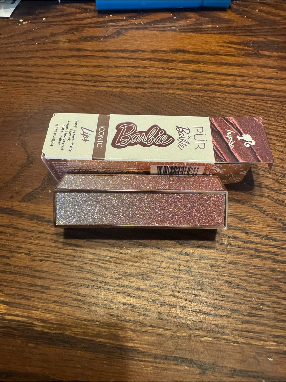 PUR x Barbie Iconic Glitter Lipstick - Iconic
